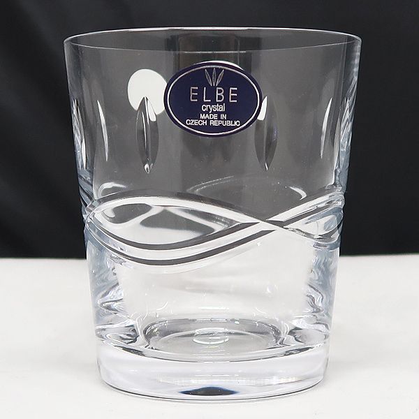 未使用 ELBE エルベ クリスタル ボヘミア ロックグラス タンブラー ×2-1