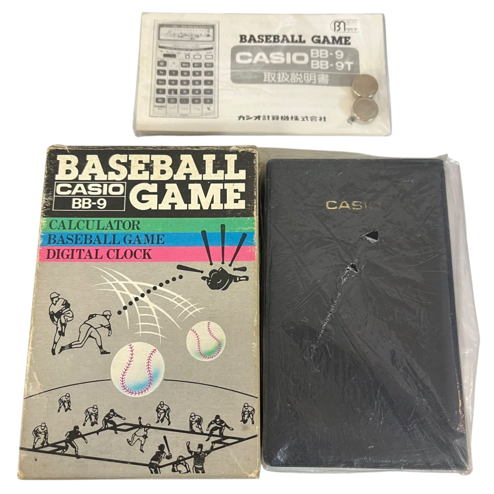CASIO BB-9 ゲームウォッチ　BASEBALL GAME 野球 Casio BB-9 Baseball calculator | Liquid Crystal