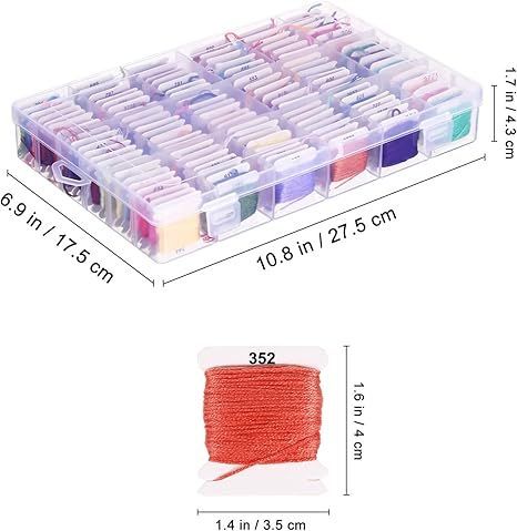 SEWACC 刺繍糸 セット クロスステッチ綿 糸 カラフル 刺繍糸 SEWACC 刺繍糸 セット クロスステッチ綿 糸 カラフル 刺繍糸