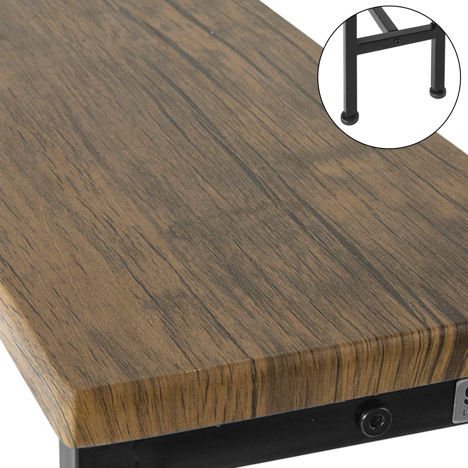 新着商品 細長い 幅120×奥行き20×高さ65 サイドテーブル 北欧風 木目調 スリム 省スペース 飾り棚 コンソールテーブル カウンターテーブル 玄関テーブル SoBuy ソファーテーブル 玄関収納 FSB19-N