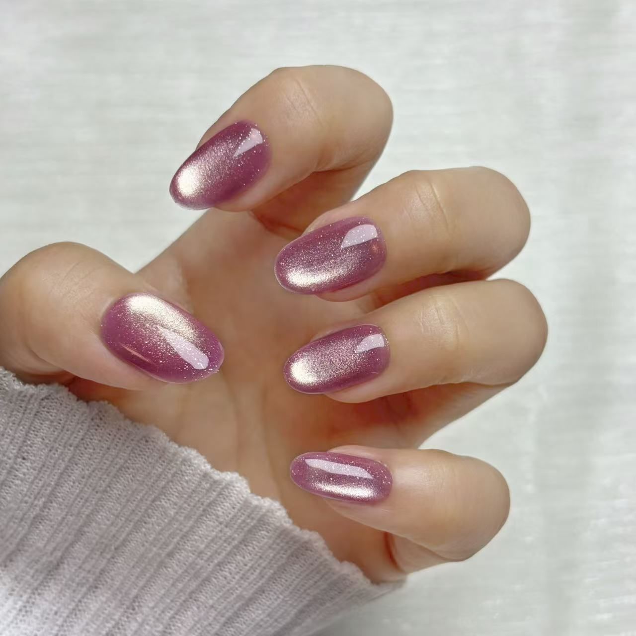 新春SALE】OHMI GALLERY マグネットネイルチップ ショートオーバル