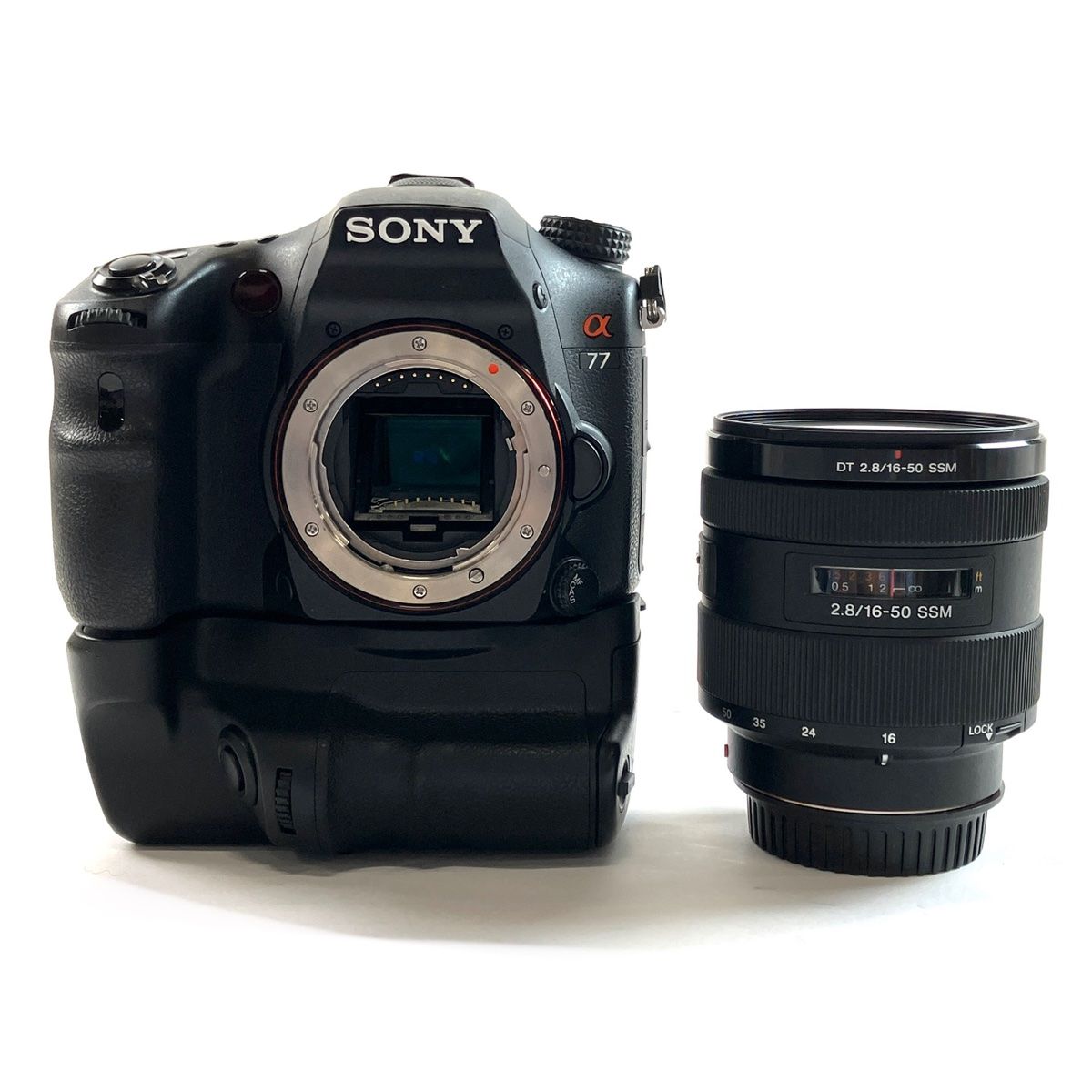 中古】ソニー SONY ミラーレス一眼 α77 ズームレンズキット DT 16-50mm