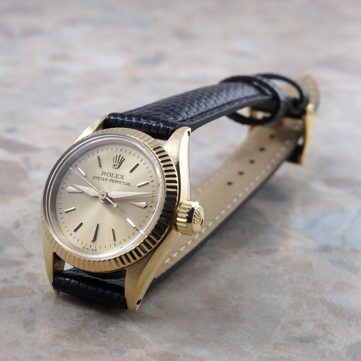 ロレックスROLEX ／レディース ウォッチ アンティーク18KWG ロレックス レディース アンティーク オイスターパーペチュアル