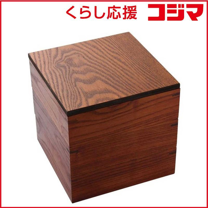 【 新品 未開封 】 阿瀬真三商店 20cm 角三段重 みよしの B0411 未使用 送料無料