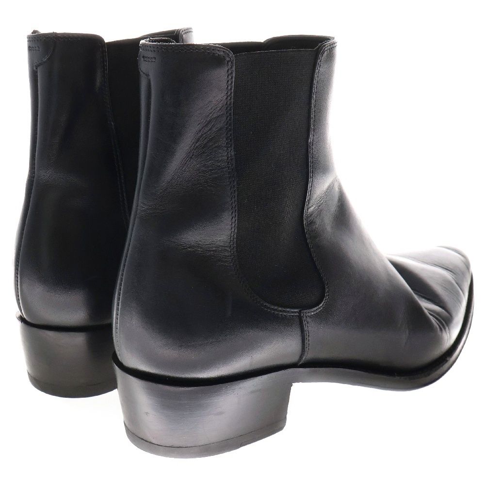 CELINE (セリーヌ) レザーサイドゴアブーツ ブラック BE 0263 CELINE (セリーヌ) レザーサイドゴアブーツ ブラック BE 0263