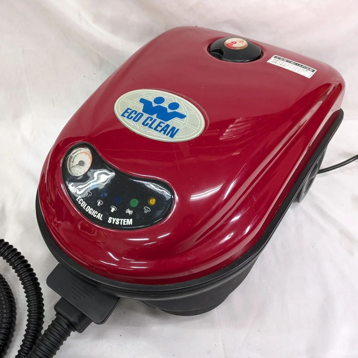 【中古・美品】ラップ社スチームクリーナーエコクリーンPC2400/JP 動作OK! ラップ社 スチームクリーナー エコクリーン PC2400/JP