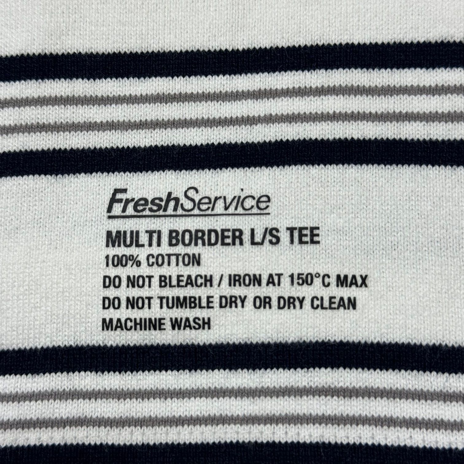 参考上代16500円 未使用品 FreshService MULTI BORDER L/S TEE