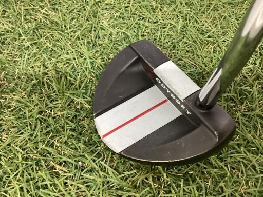 オデッセイ O WORKS R-LINE 34インチ レフティ パター PT スチール フレックスその他 メンズ 男性用 左利き 左用 Cランク ゴルフクラブ