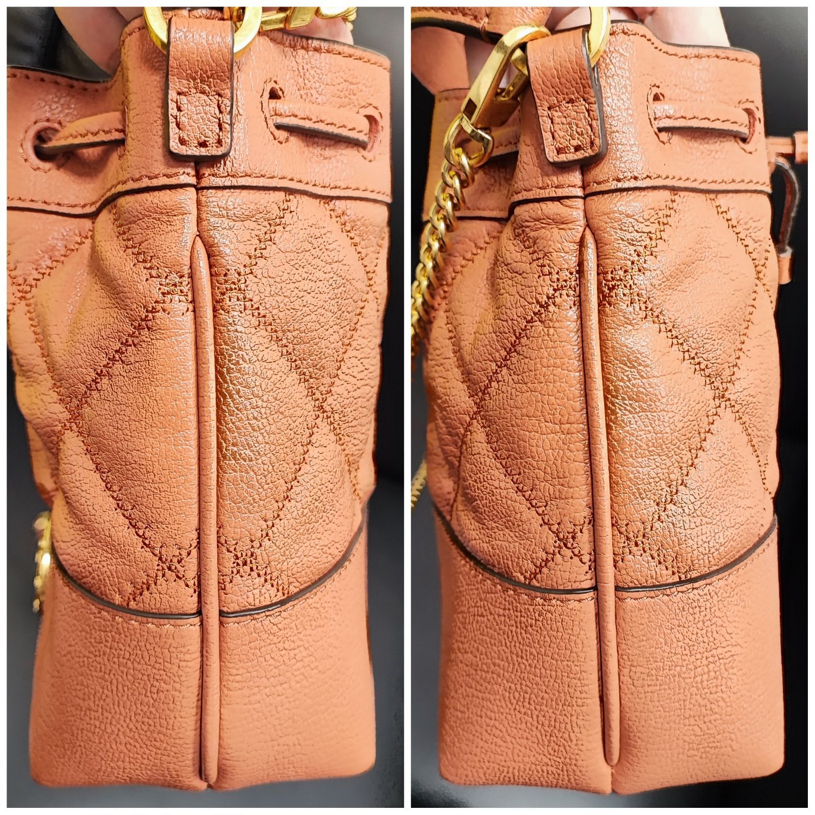 MU202433】極美品 Tory Burch トリーバーチ Willa Mini Bucket Bag 