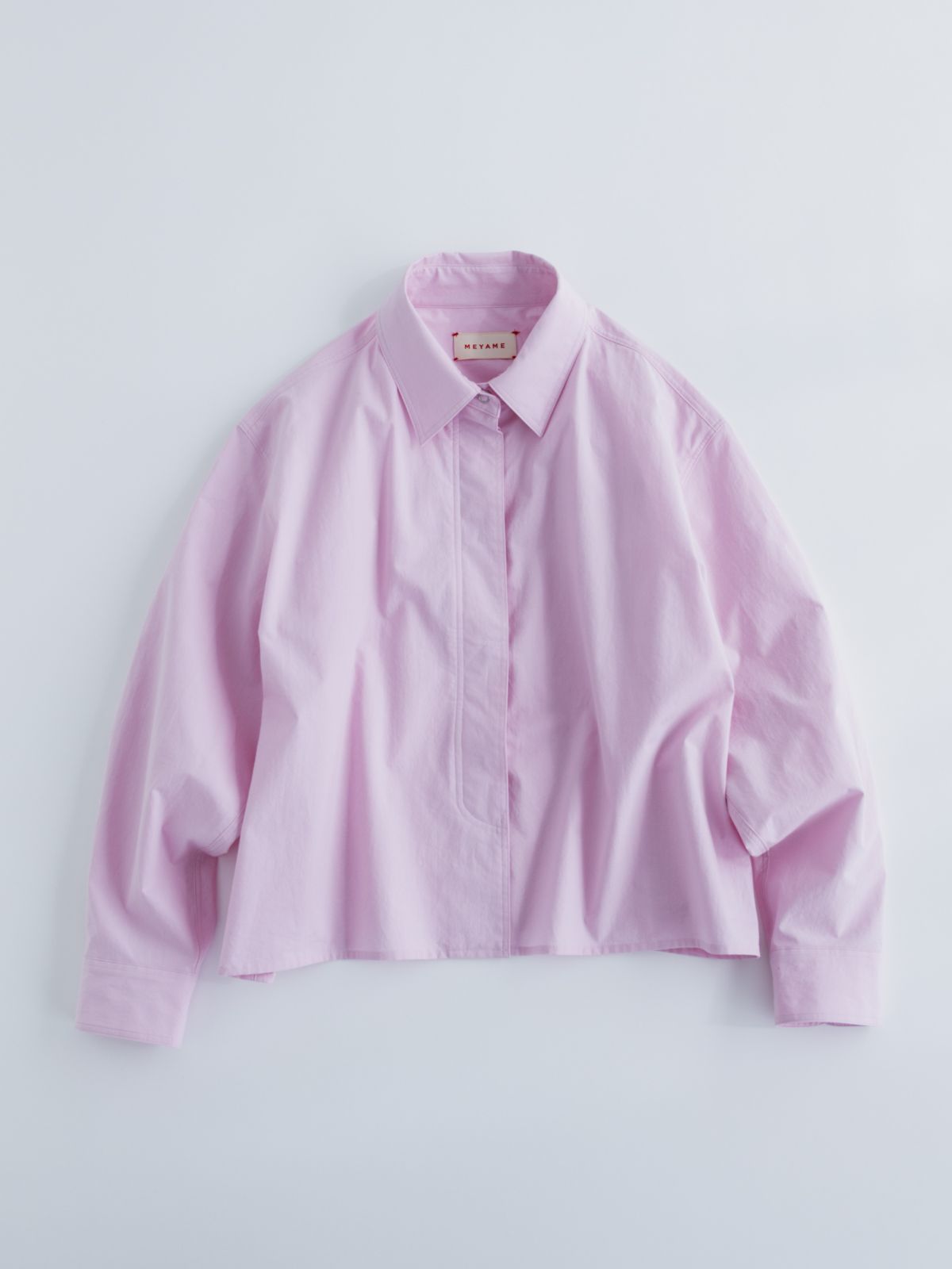 予約商品 売れ筋商品|||MEYAME メヤメ FLY FRONT SHORT SHIRTS CREAM フライフロント ショートシャツ 8月中旬～下旬発送予定 MEYAME メヤメ FLY FRONT SHORT SHIRTS