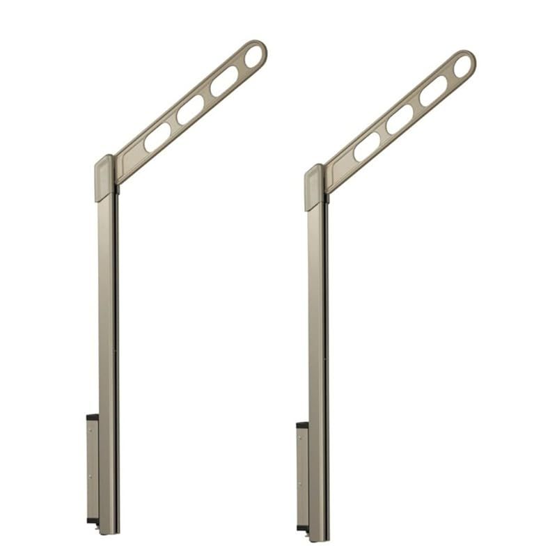 川口技研(Kawaguchigiken) 腰壁用物干し ホスクリーン LP-55-LB ライトブロンズ 2本1組 0