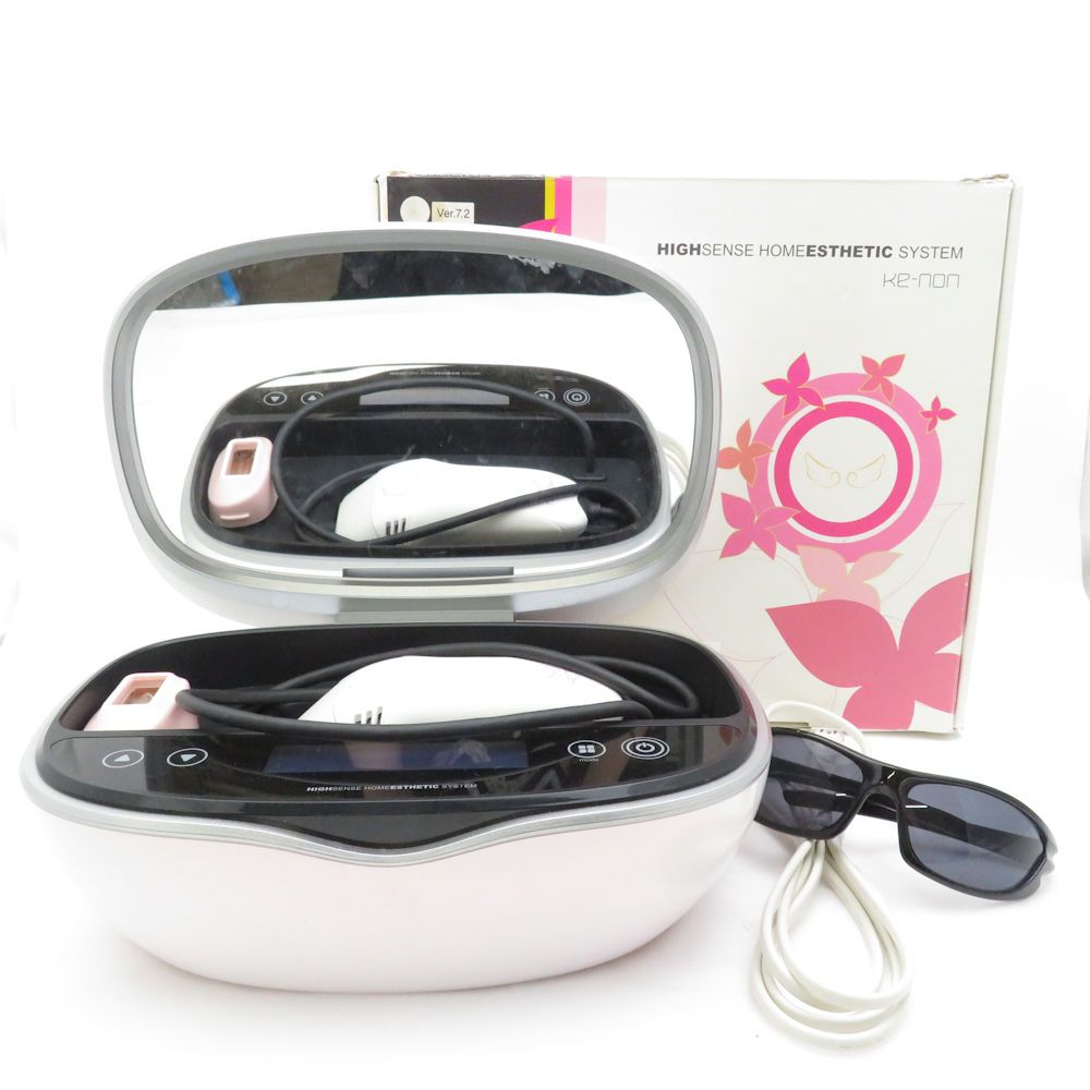 【未使用品】　ケノン　ke-non　フラッシュ式 脱毛器　ver 6.0 ケノン 家庭用脱毛器ケノン ke-non Ver.6.0 ピンク カートリッジ2個