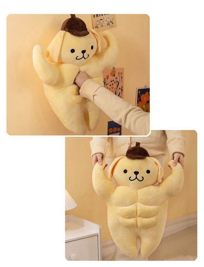 C111　ポムポムプリン　ぬいぐるみ Amazon.co.jp: ポムポムプリン ぬいぐるみ 25th ムービング
