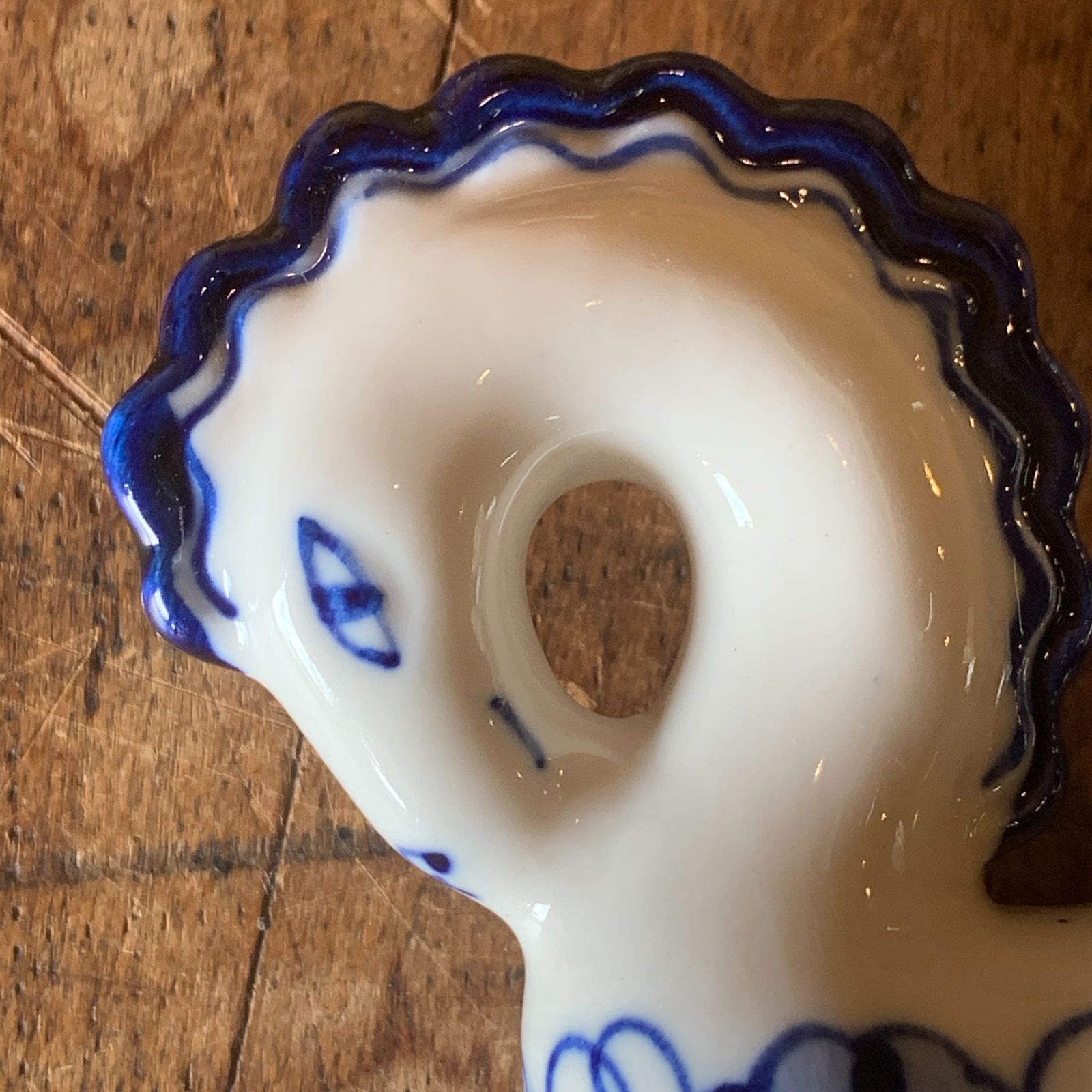 ロシア グジェリ焼 置物 陶器 オブジェ 馬 ホース ソビエト /HM-0088