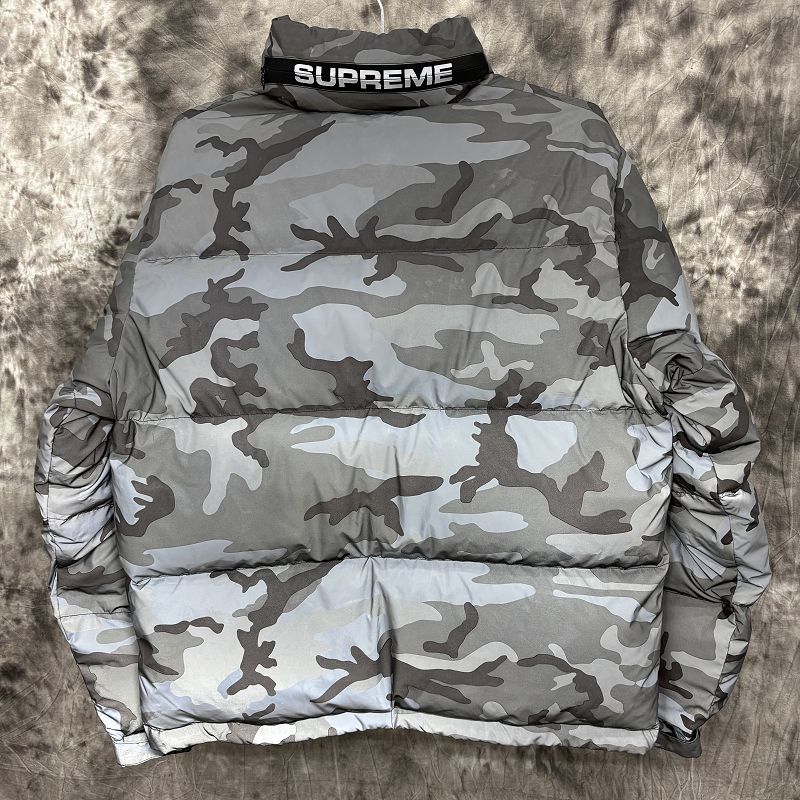 Supreme カモフラージュ ダウンジャケット M
