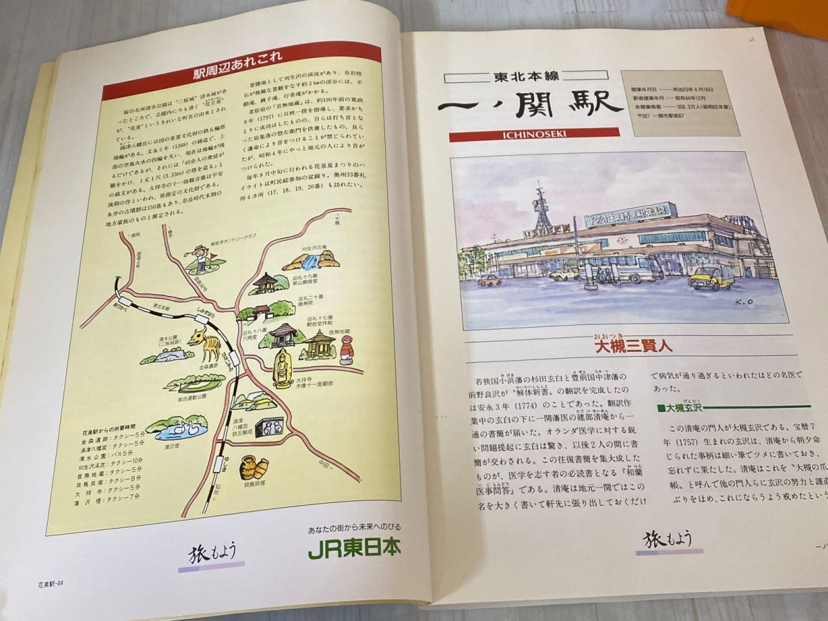 3-◇ 旅もよう 岩手編 駅でみつけた物語 JR東日本 昭和63年 1988