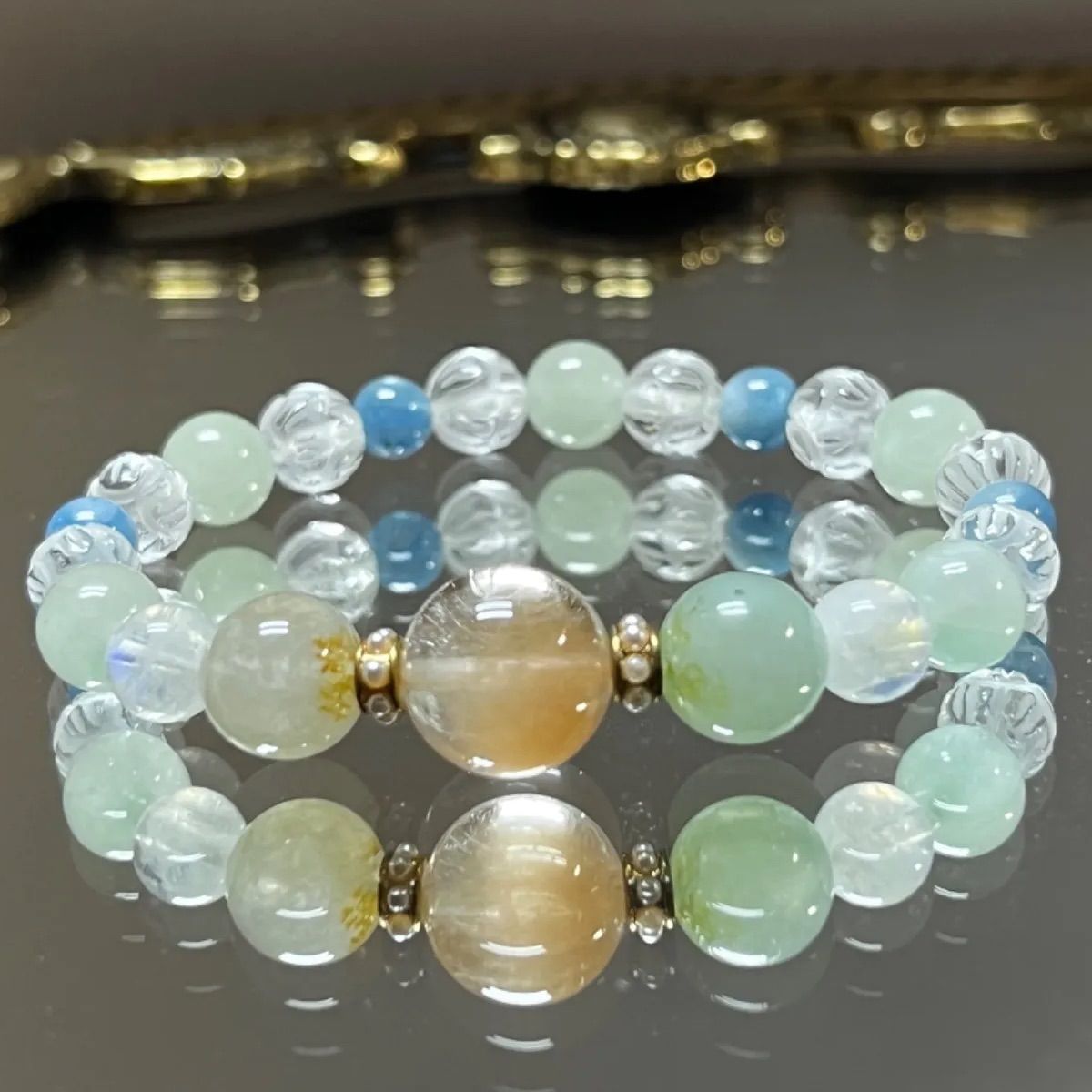 ☆別格高級品質！日本聖石④！希少！糸魚川翡翠 ブルー 翡翠