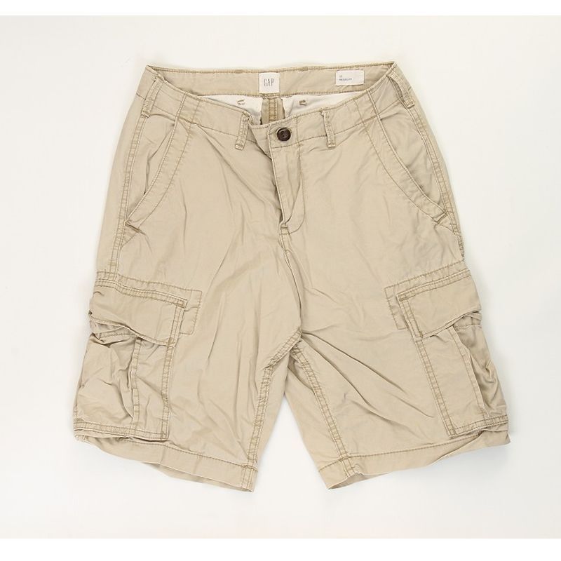 USED GAP HALF PANTS KHAKI 28in ギャップ ハーフパンツ 膝丈 ワークショーツ ショートパンツ ワークパンツ  カーゴショーツ GAP ワーク 普段着 カーゴパンツ 短パン 五分丈 メンズ ワークウェア SHORTS ショーツ - メルカリ