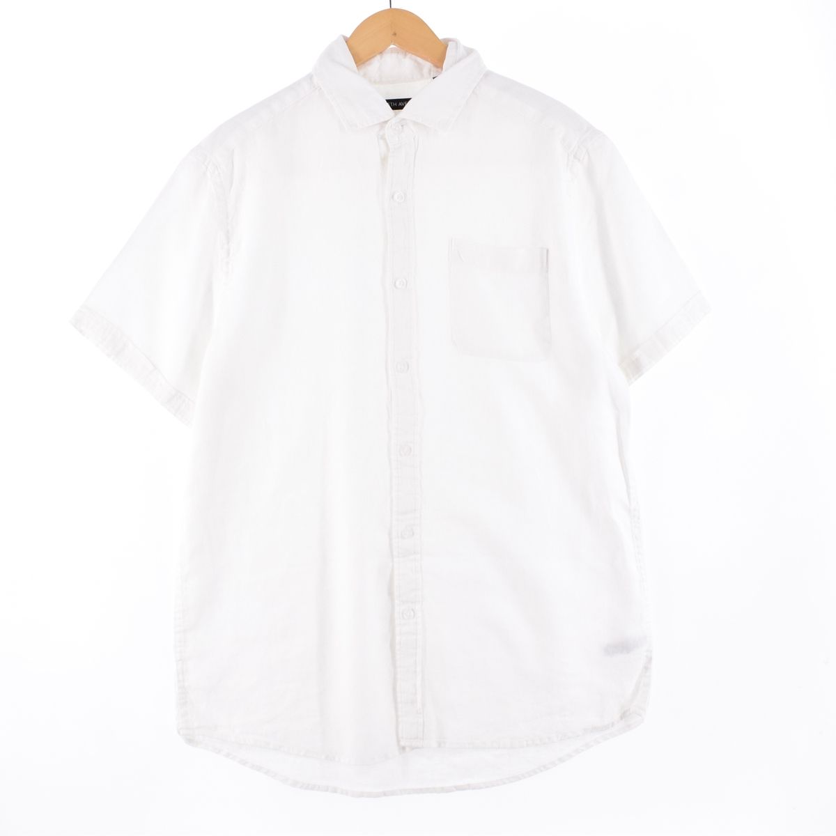 古着 SAKS FIFTH AVENUE 半袖 リネンシャツ メンズL/eaa350014 - メルカリ