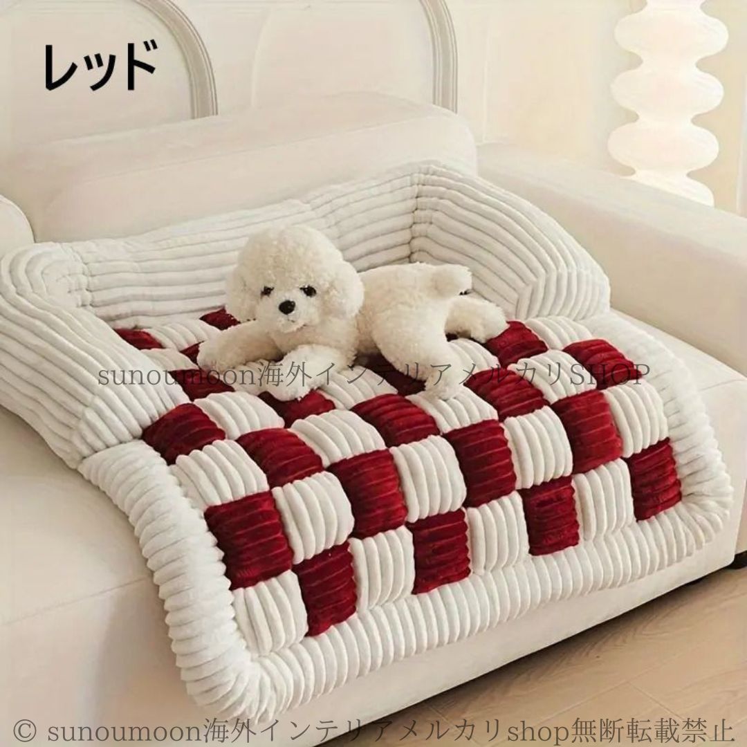 犬 猫 ペット用マット ペットベッド 市松模様 正方形 おしゃれ かわいい インテリア 汚れに強い 耐久性 チェック柄 ねこ いぬ ピンク ブラック