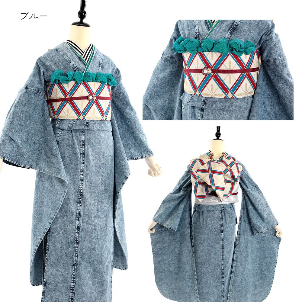デニム振袖 新品 振袖 振袖フルセット 振袖セット 新作 デニム