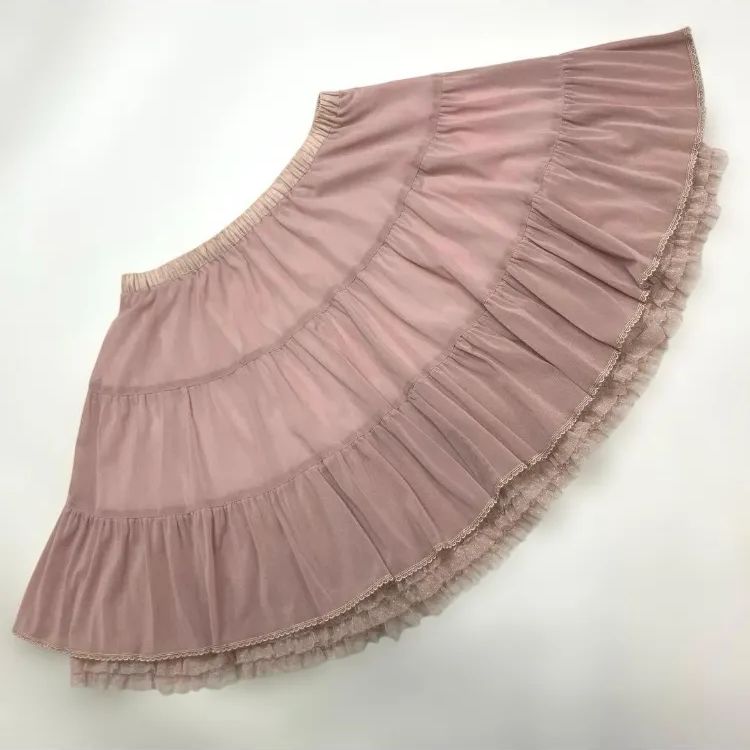 試着のみ】ピンクハウス ピンク チュールタブリエ/スカート - メルカリ