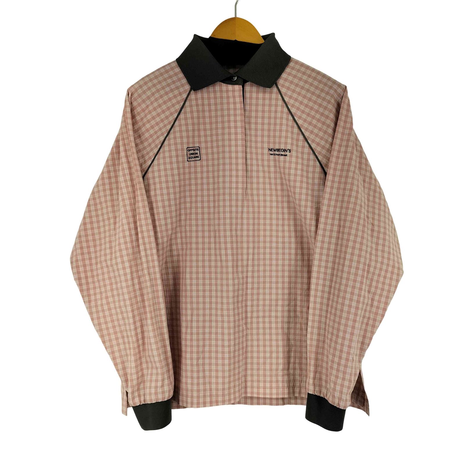メゾンスペシャル MAISON SPECIAL 25SS NEW BEGING plaid pattern Polo 