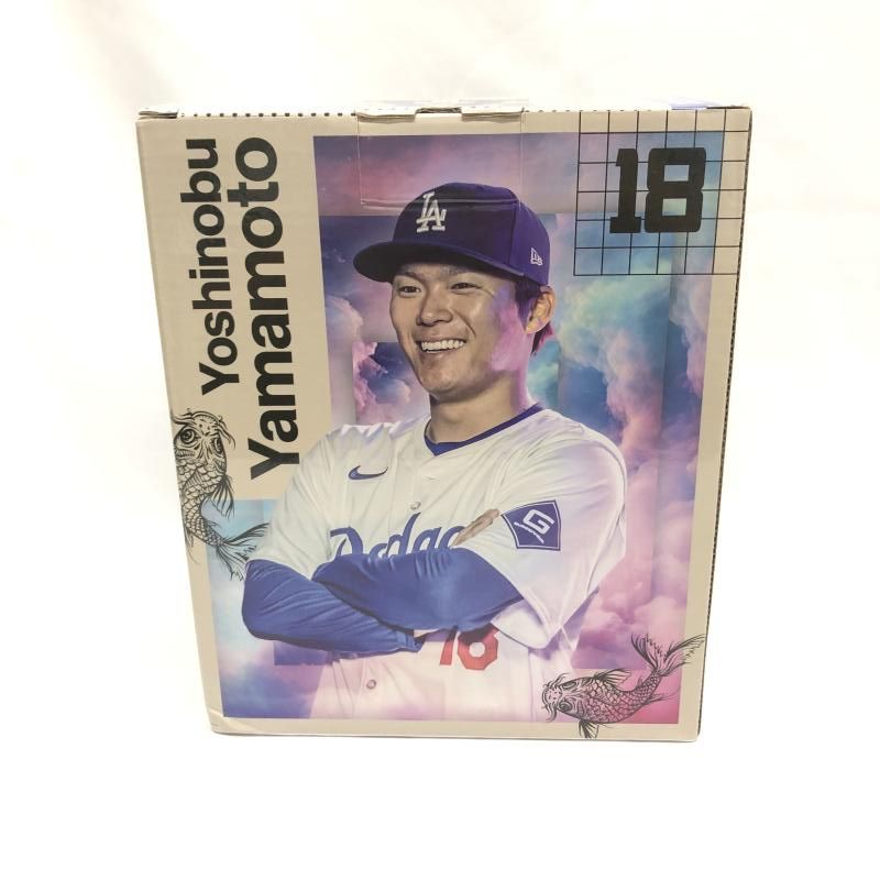 中古】開封・箱ｲﾀﾐ・汚れ有)山本由伸選手 ボブルヘッド