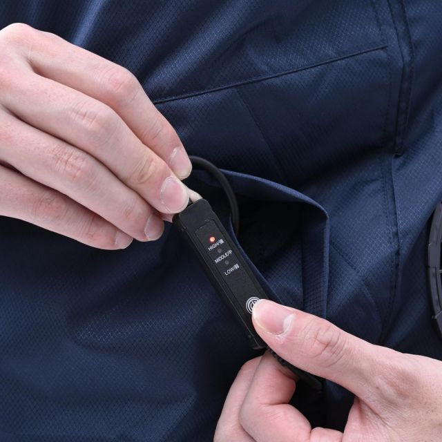 KAZEfit ペルチェ搭載ファン付きウェア