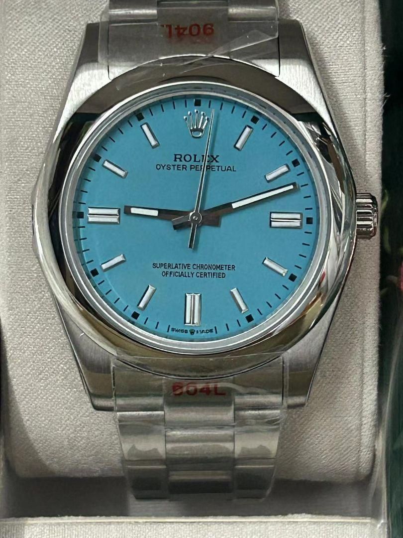 壁掛け ロレックス 希少 ティファニーブルー オイスターパーペチュアル 壁掛け ロレックス 希少 ティファニーブルー オイスターパーペチュアル