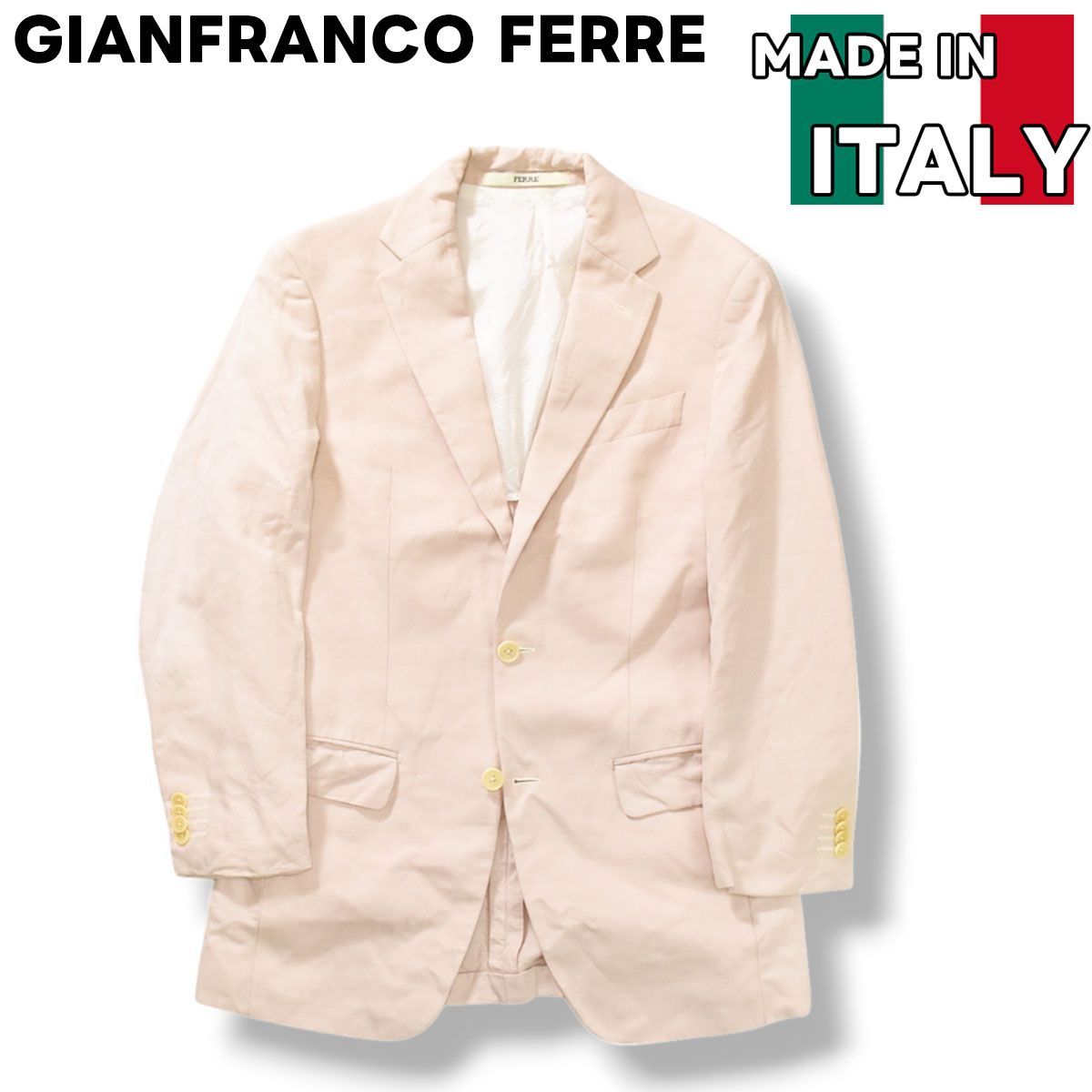 上質】 イタリア製 ジャンフランコ フェレ GIANFRANCO FERRE コットン 