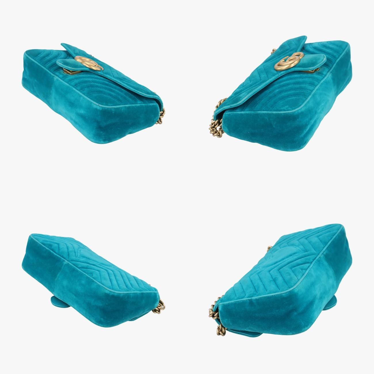 グッチGucciGGマーモントグリーンベロア443497I023704881