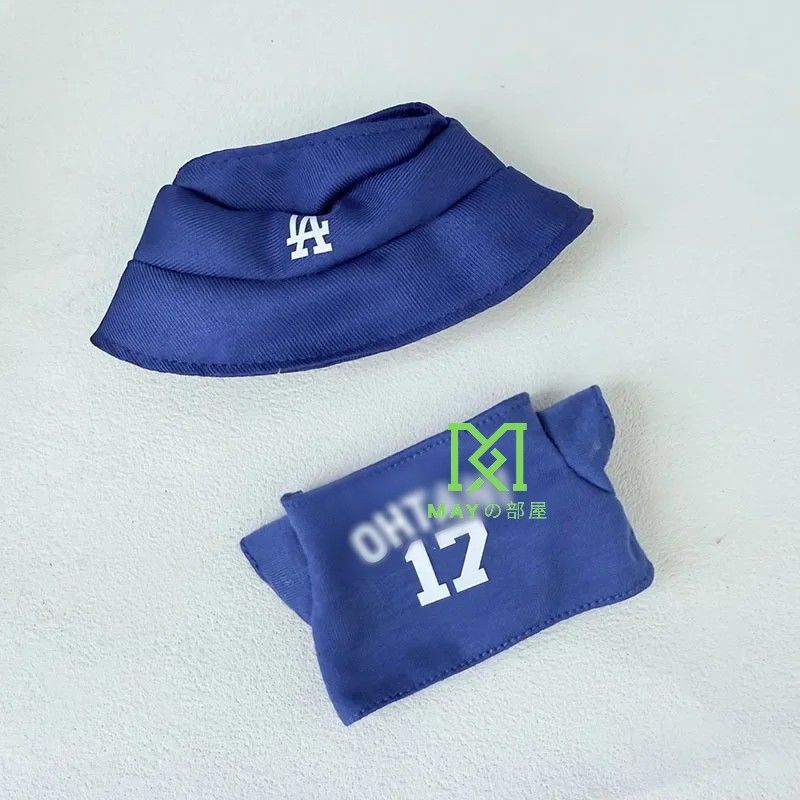 大谷くん　Los Angeles Dodgers　labubu着替えのみ 新品・即日発送】LABUBU dg コスチューム 17センチ ぬい服 大谷