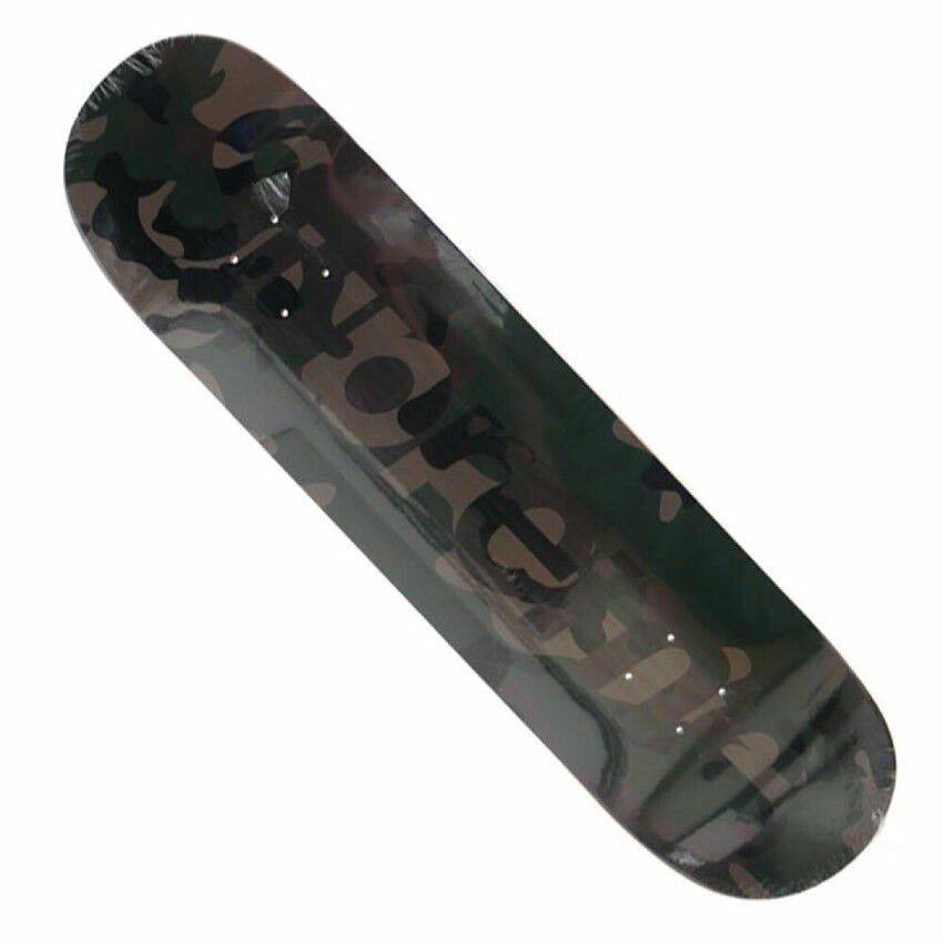 【訳あり】シュプリーム Camo Logo Skateboard スケートボード デッキ WOODLAND CAMO SUPREME