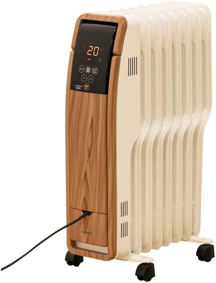 アイリスオーヤマ オイルヒーター 8畳 ウェーブ型 500W/700W