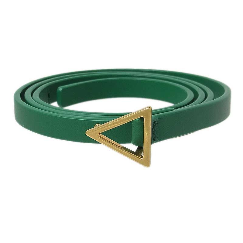 BOTTEGA VENETA トライアングル ベルト グリーン