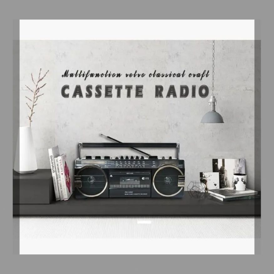 クラシックレトロMp 3プレーヤーcassette recordersステレオテープレコーダー