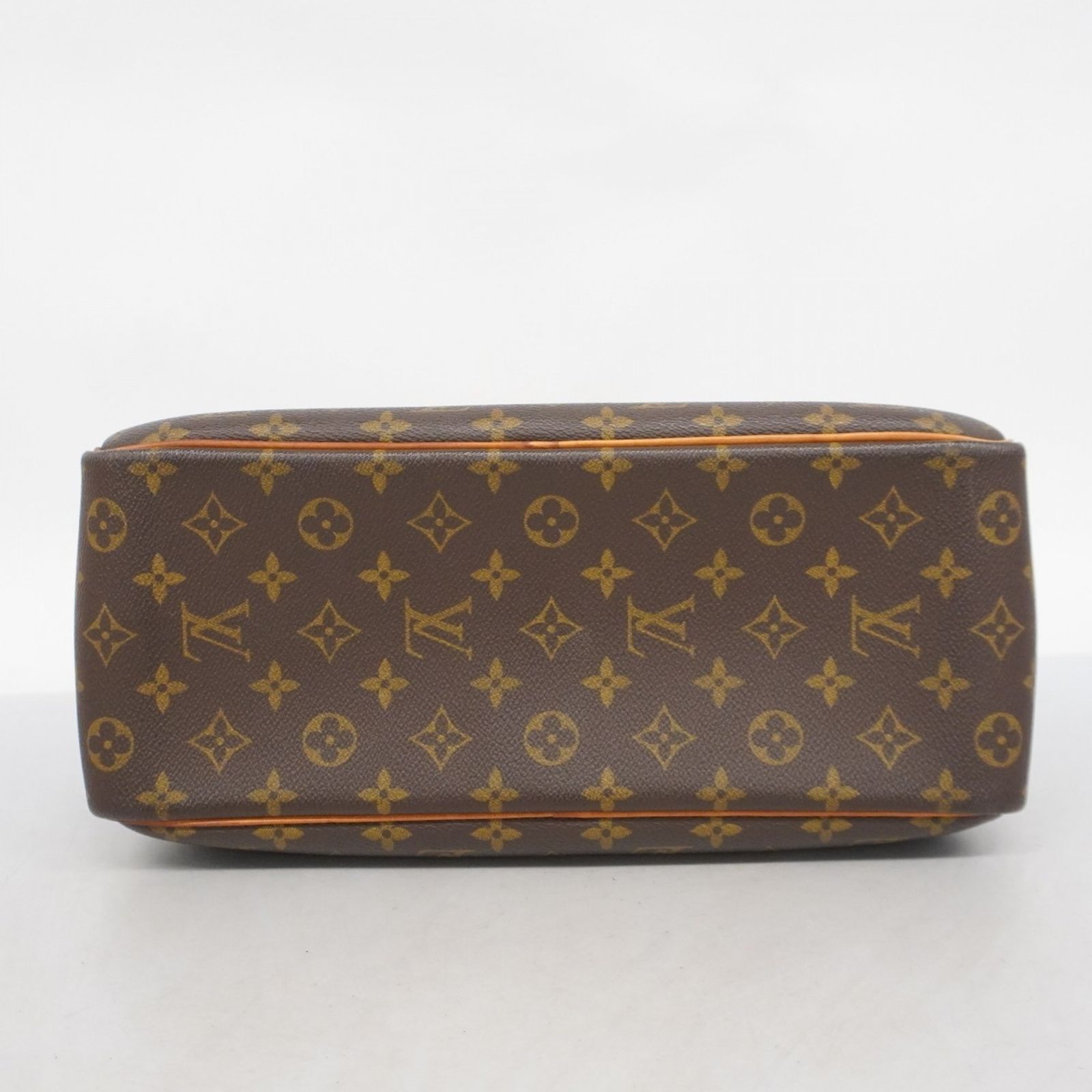 ルイヴィトン ドーヴィル モノグラム ハンドバッグ M47270 PVC ヌメ革 LOUIS VUITTON ルイヴィトン M47270 ドーヴィル モノグラム