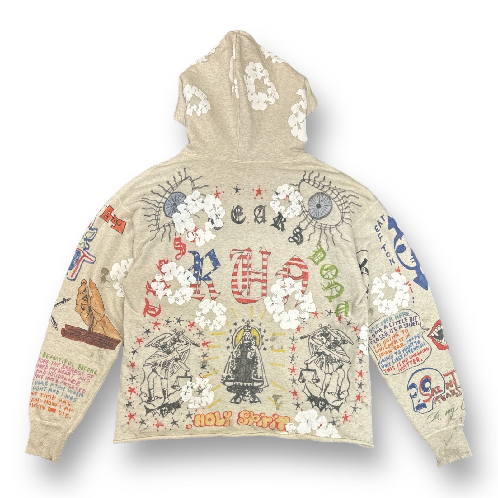 SAINT MICHAEL DENIM TEARS HOODIE SM-S22-0000-083 コラボ スウェット 