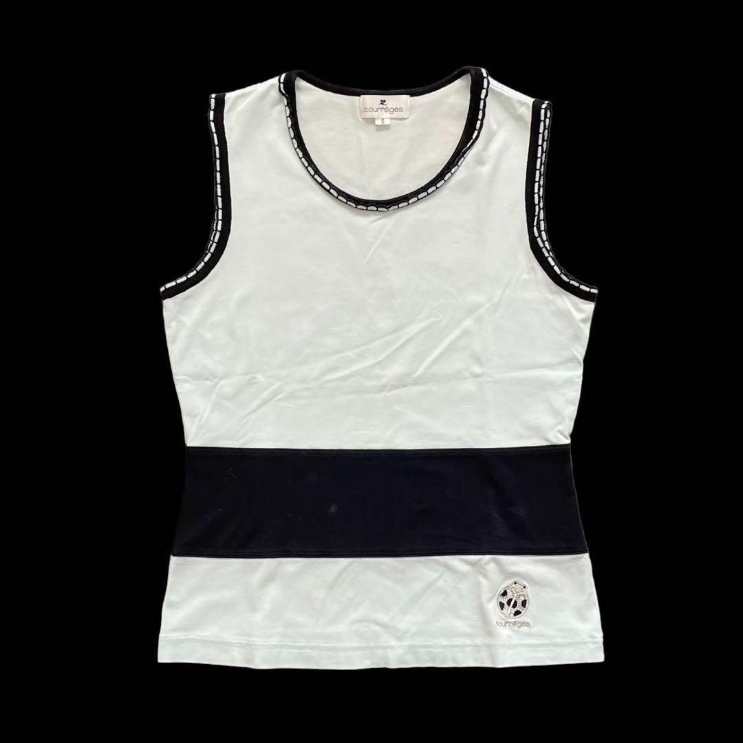 クレージュタンクトップ courreges（クレージュ） タンクトップ FITTED TANK TOP