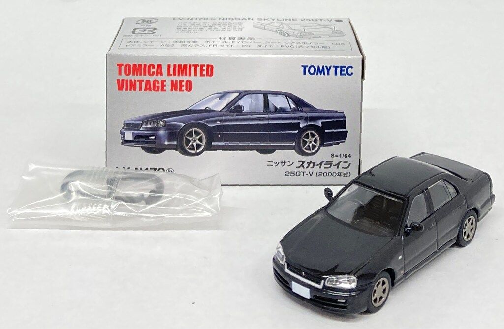 トミーテック TOMICA LIMITED VINTAGE NEO ニッサン スカイライン 25GT-V(2000年式)(黒) LV-N170b