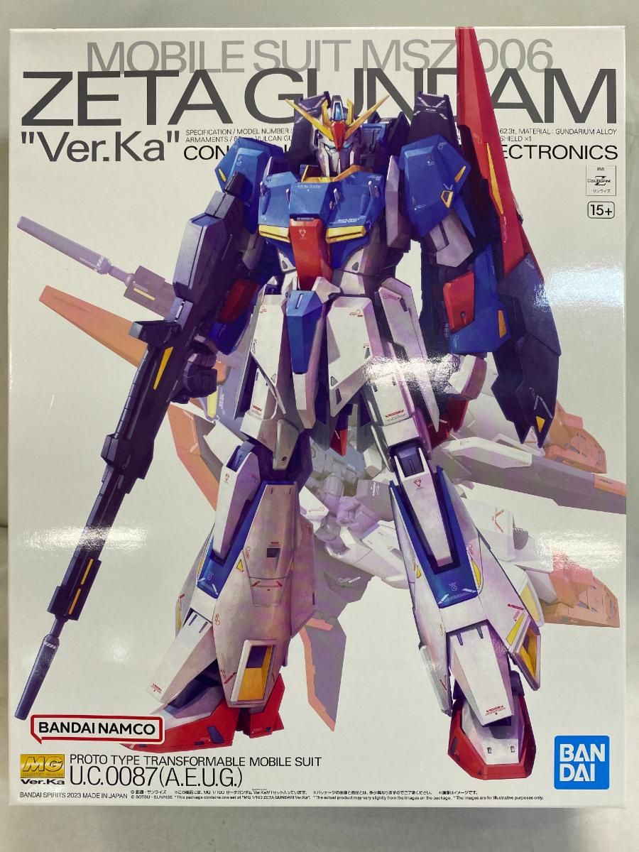 未開封】ゼータガンダム Ver.Ka (MG) 機動戦士Zガンダム - メルカリ