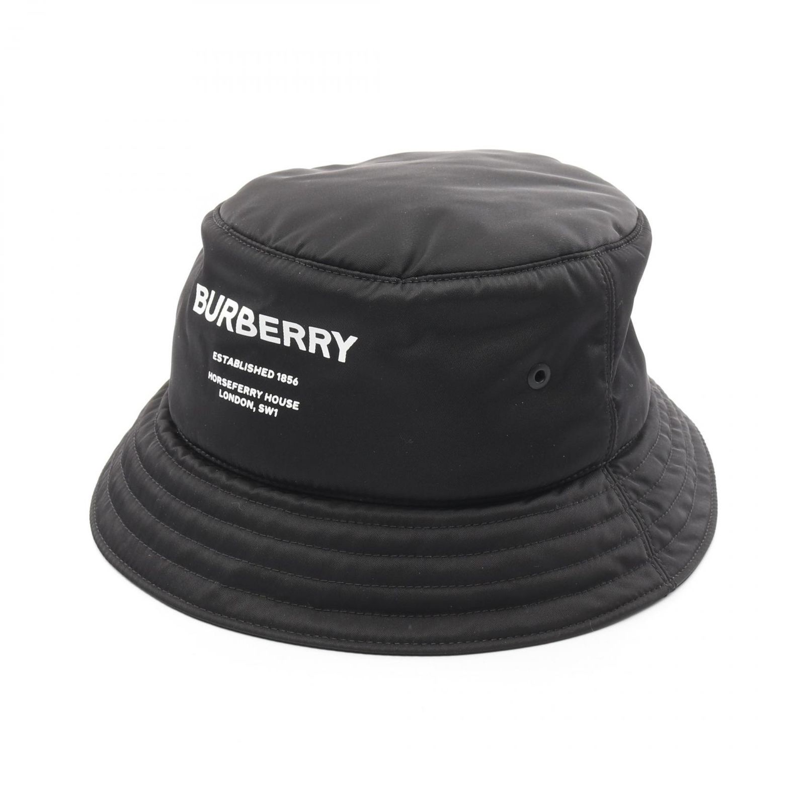 バーバリー BURBERRY ハット NYLON PADDED BUCKET 8044081 ブラック ナイロン バケットハット ユニセックス Used A