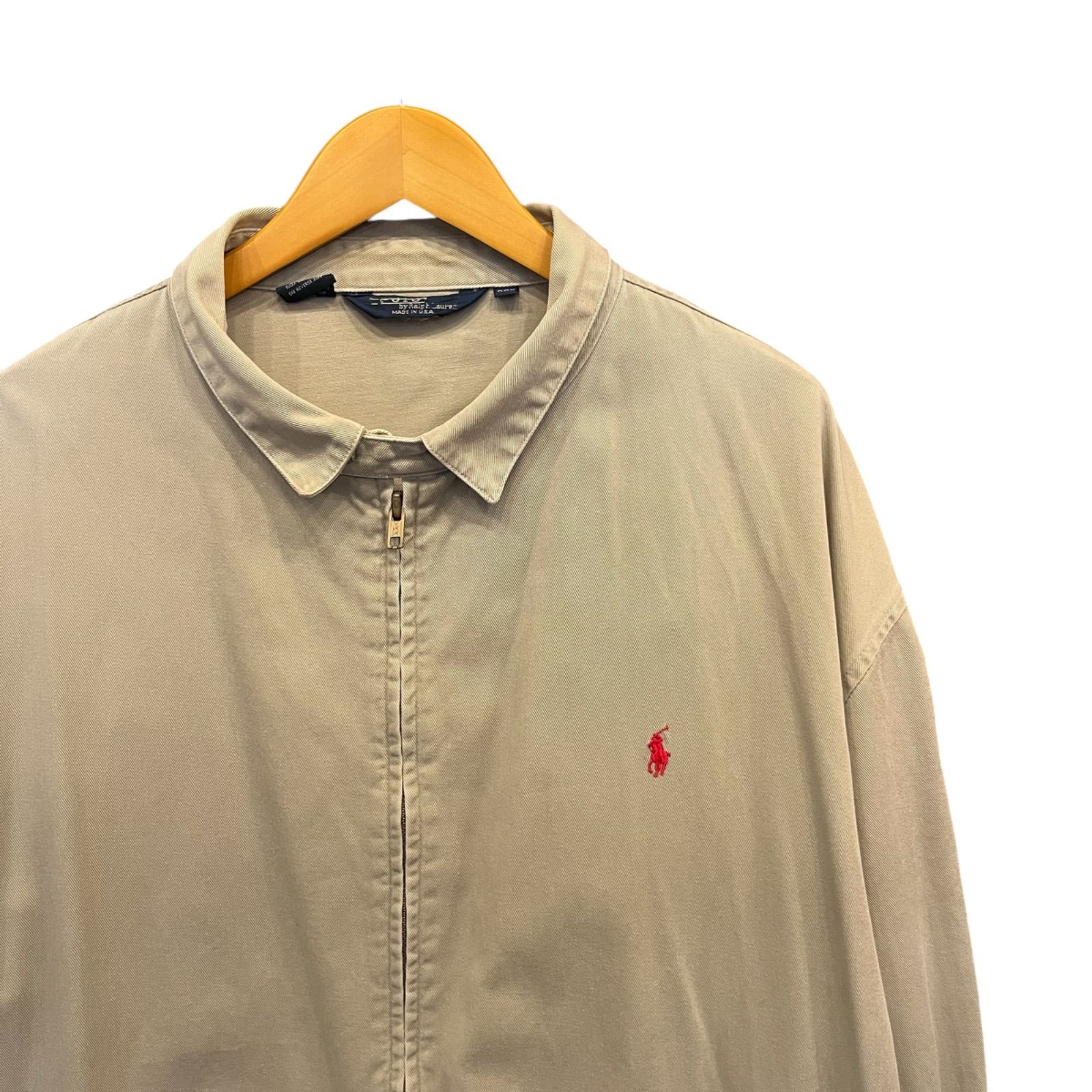 80s ビンテージ ラルフローレン コットン スウィングトップ XXL  