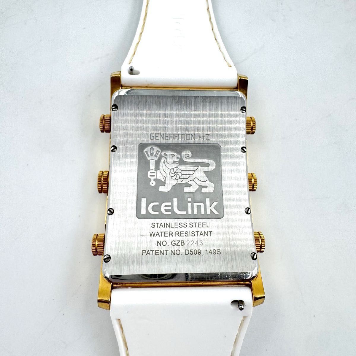希少稼動✨Ice Linkジェネレーション4タイムゾーンクォーツ腕時計