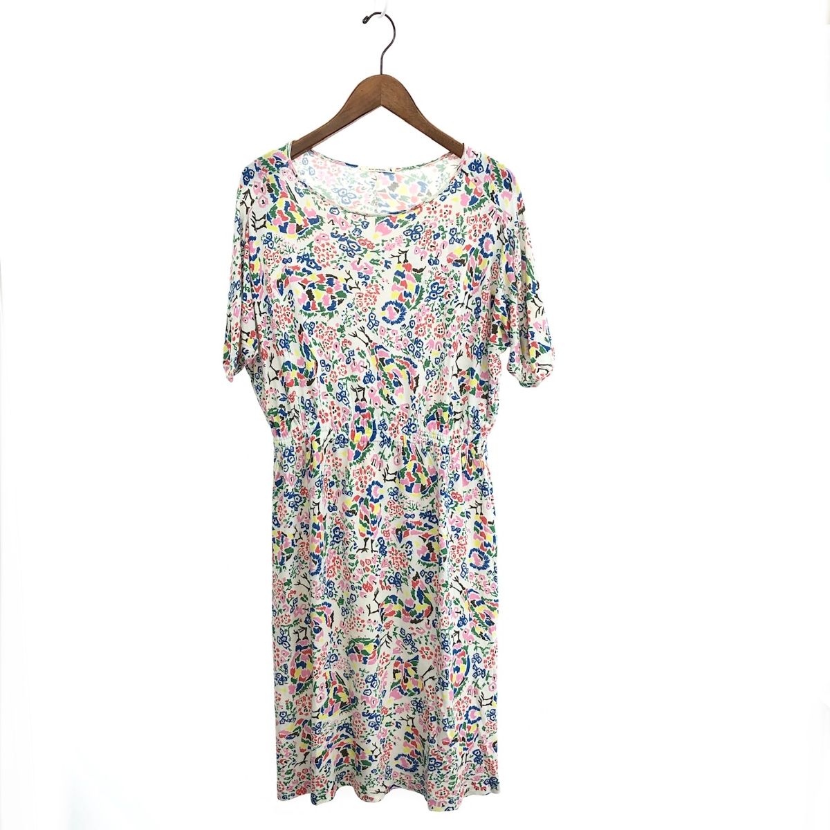 mina perhonen ミナペルホネン 半袖 総柄 ワンピース サイズ:38