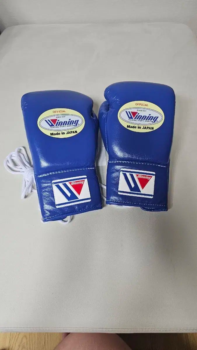 Winning ボクシンググローブ 8oz マジックテープ　青 Winning ボクシンググローブ 8 oz ブルー Winning ボクシンググローブ