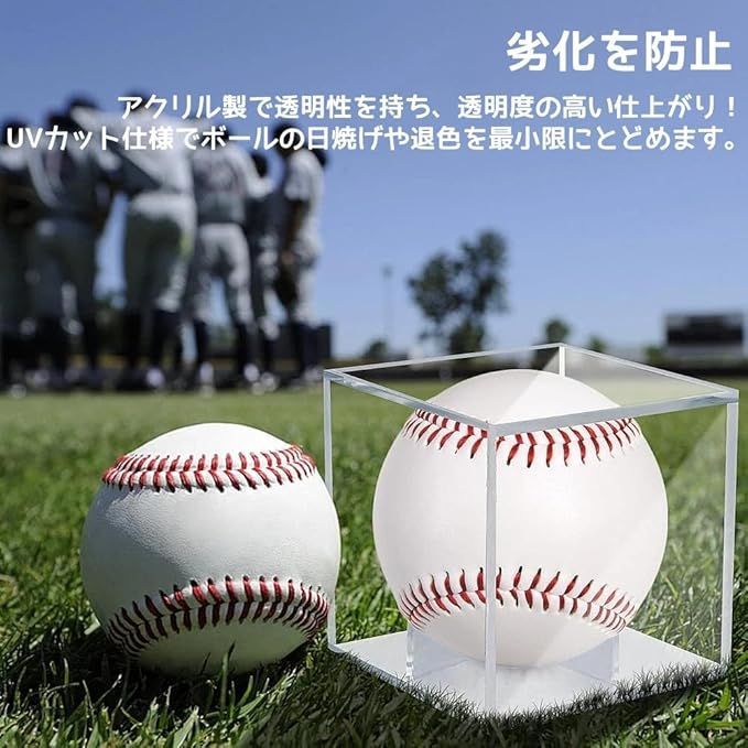 在庫処分】サインボールケース 野球ボールケース 6個セット