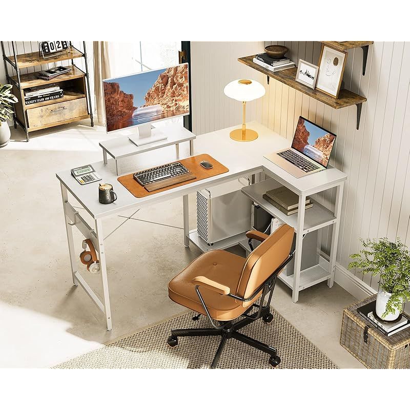 簡単組立式】L型デスク DTMデスク ゲーミングデスク PCデスク コーナー