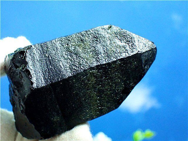 チベット産天然モリオン(黒水晶）原石B87C3/47C07C - メルカリ